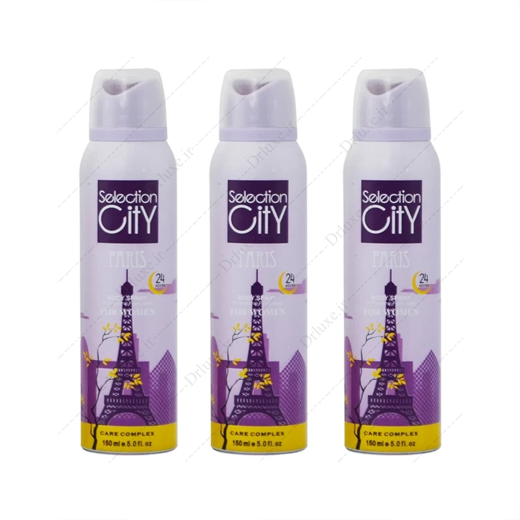 اسپری خوشبو کننده بدن زنانه پاریس سلکشن سیتی